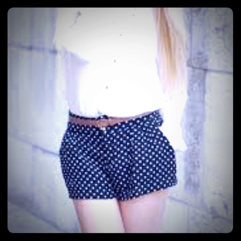 Polka Dot Summer Shorts Sz4 EUC